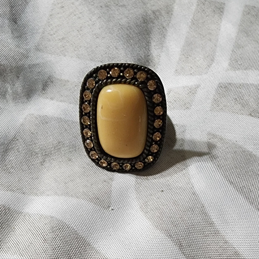Nice Brown Tone Statement Ring
